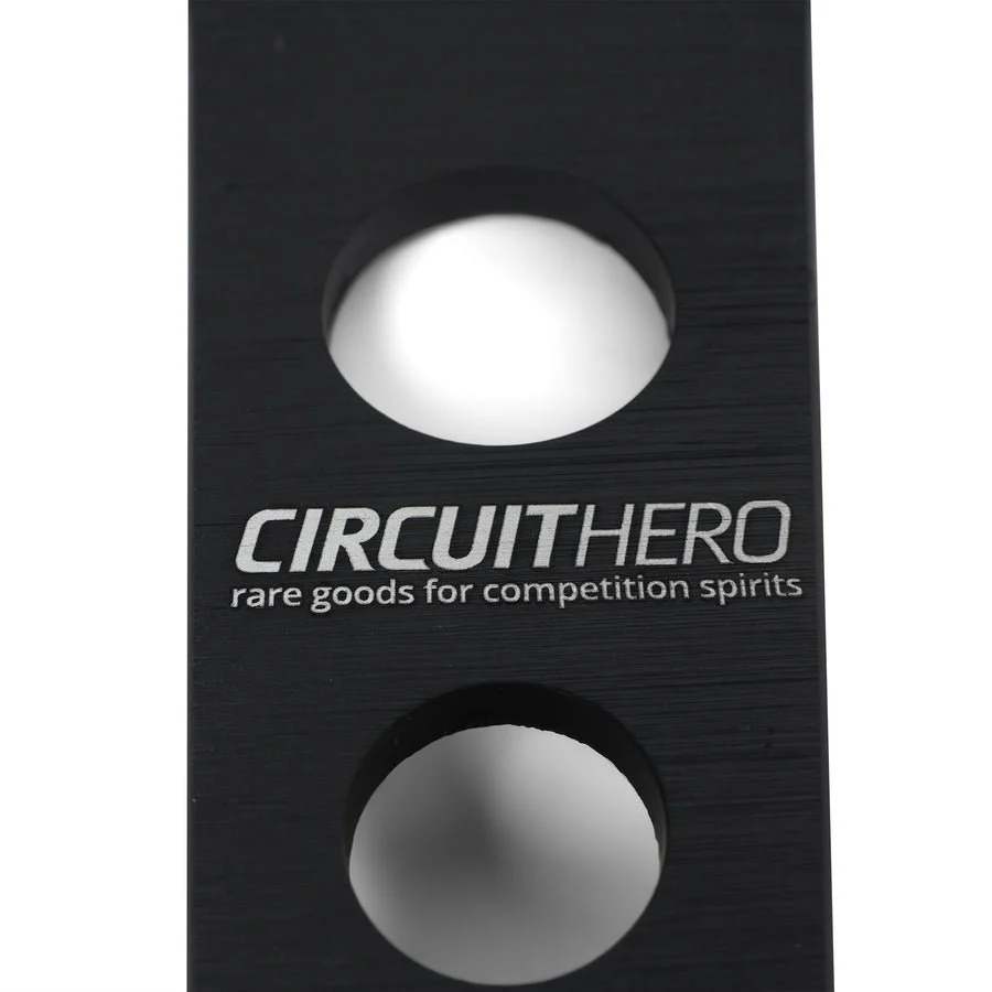 Circuit Hero 3 Spoke Steering Wheel with Holes 345mm/70mm Dish 6 Bolt - Image 6