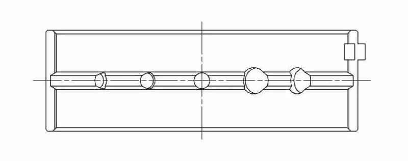 ACL Nissan SR20DE/DET GTiR Standard Size High Performance Main Bearing Set - 5 oil holes in upper - Image 3