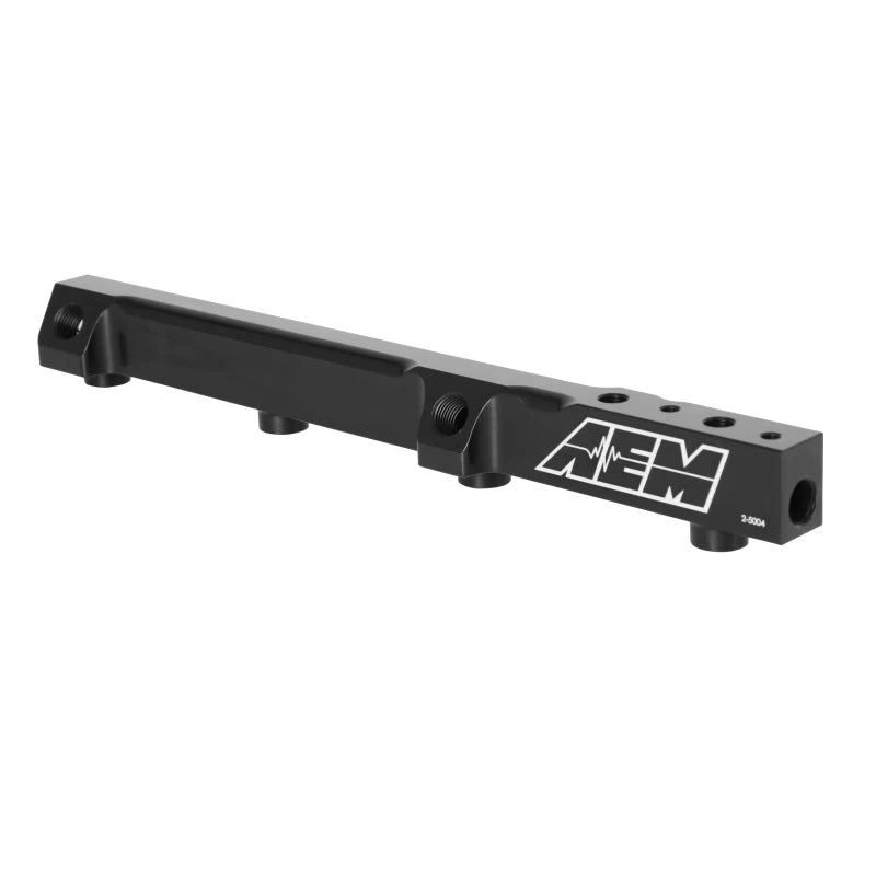 AEM 90-93 Accord DX/LX/SE/EX & 92-01 Prelude S/Si/Si VTEC Black Fuel Rail - Image 2