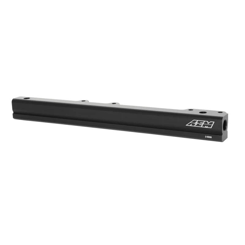 AEM 96-00 Civic CX/DX/LX/EX & 96-97 Del Sol S/Si Black Fuel Rail - Image 2