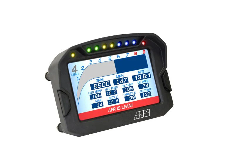 AEM CD-5G Carbon Digital Dash Display w/ Interal 10Hz GPS & Antenna - Image 5