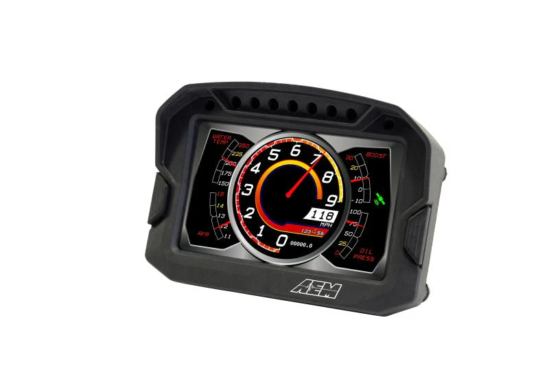 AEM CD-5LG Carbon Logging Digital Dash Display w/ Internal 10Hz GPS & Antenna - Image 14