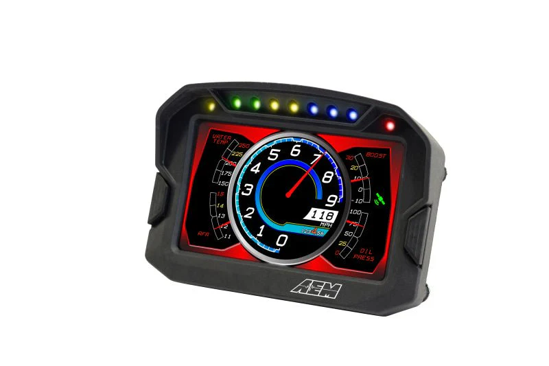 AEM CD-5LG Carbon Logging Digital Dash Display w/ Internal 10Hz GPS & Antenna - Image 19