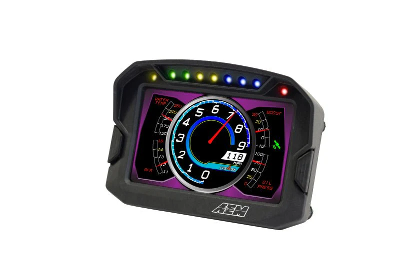AEM CD-5LG Carbon Logging Digital Dash Display w/ Internal 10Hz GPS & Antenna - Image 25