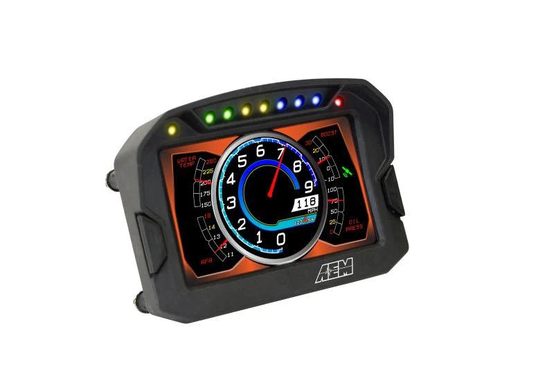 AEM CD-5LG Carbon Logging Digital Dash Display w/ Internal 10Hz GPS & Antenna - Image 3