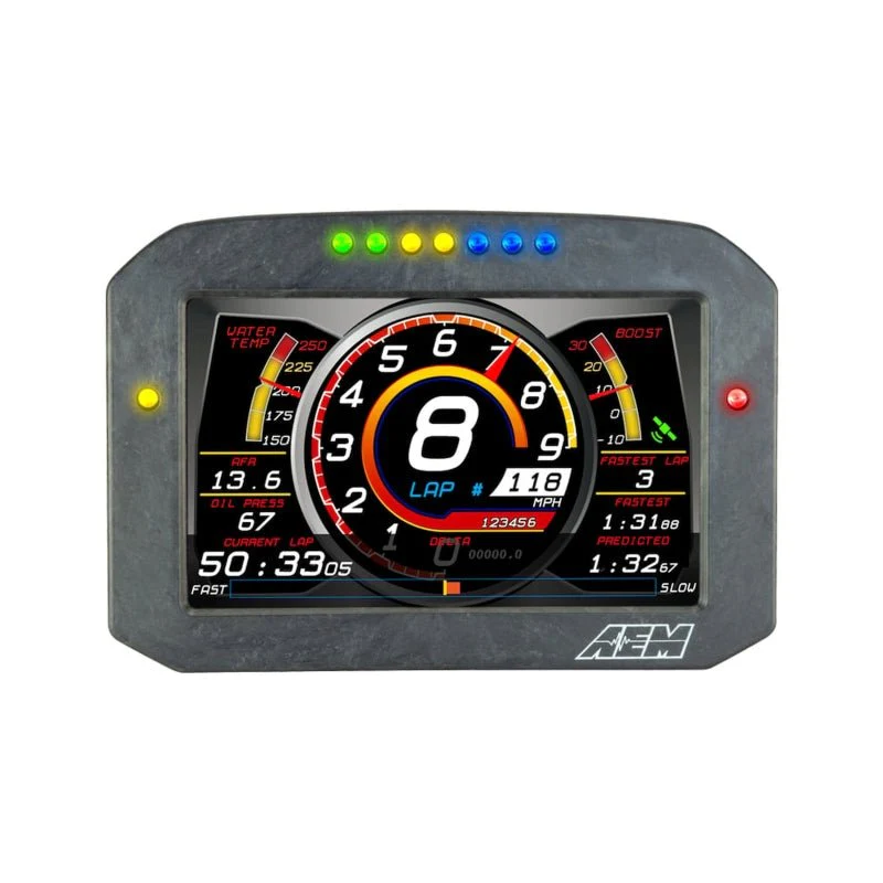 AEM CD-7 Carbon Flush Digital Dash Display - Image 6