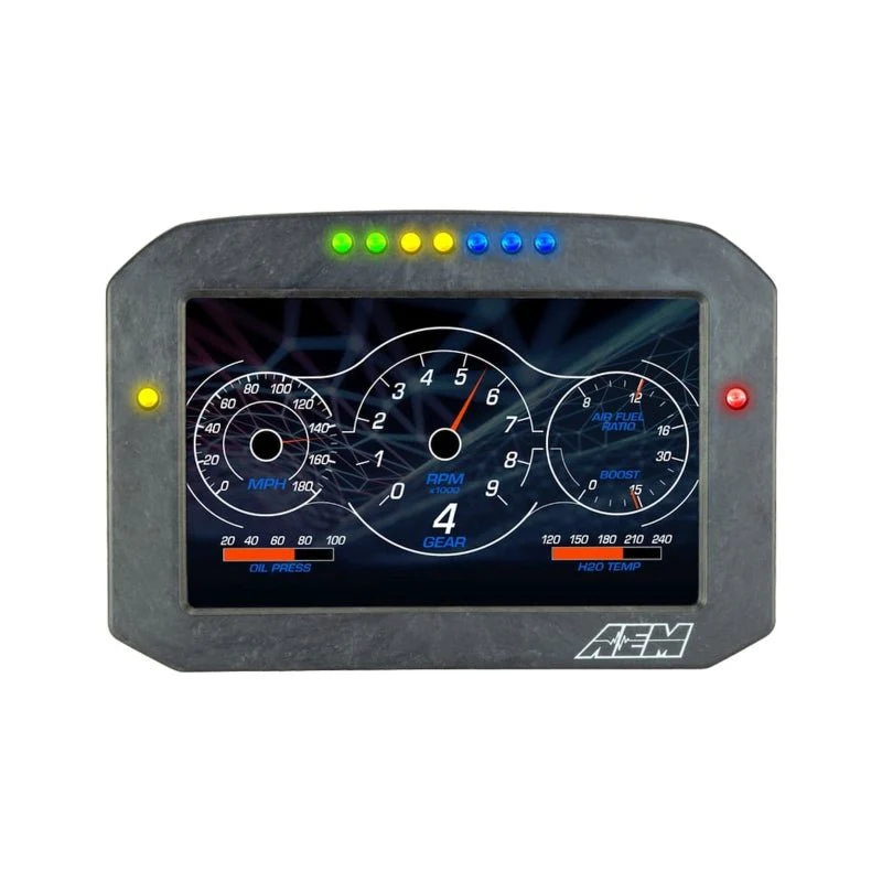 AEM CD-7 Carbon Flush Digital Dash Display - Image 7