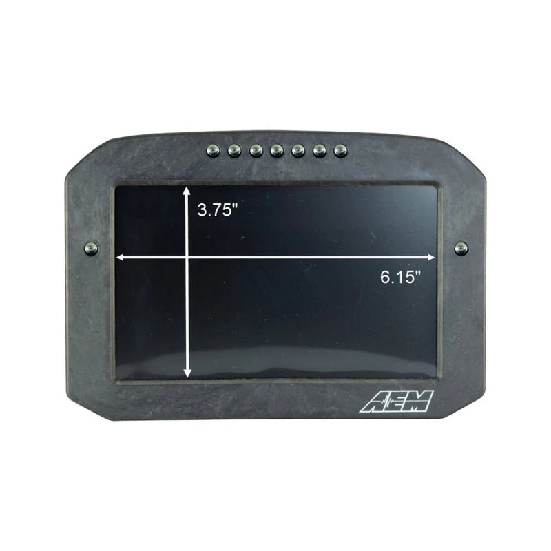 AEM CD-7 Carbon Flush Digital Dash Display - Image 8