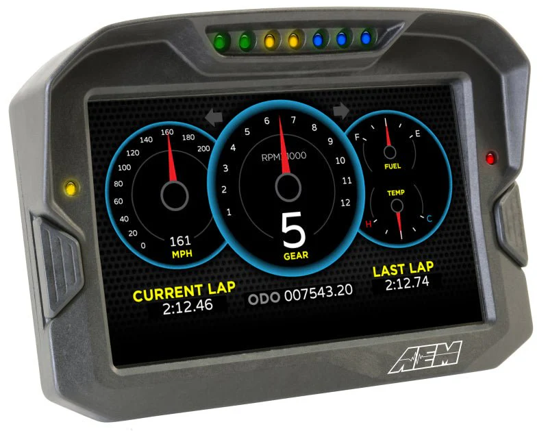 AEM CD-7 Logging GPS Enabled Race Dash Carbon Fiber Digital Display w/o VDM (CAN Input Only) - Image 21
