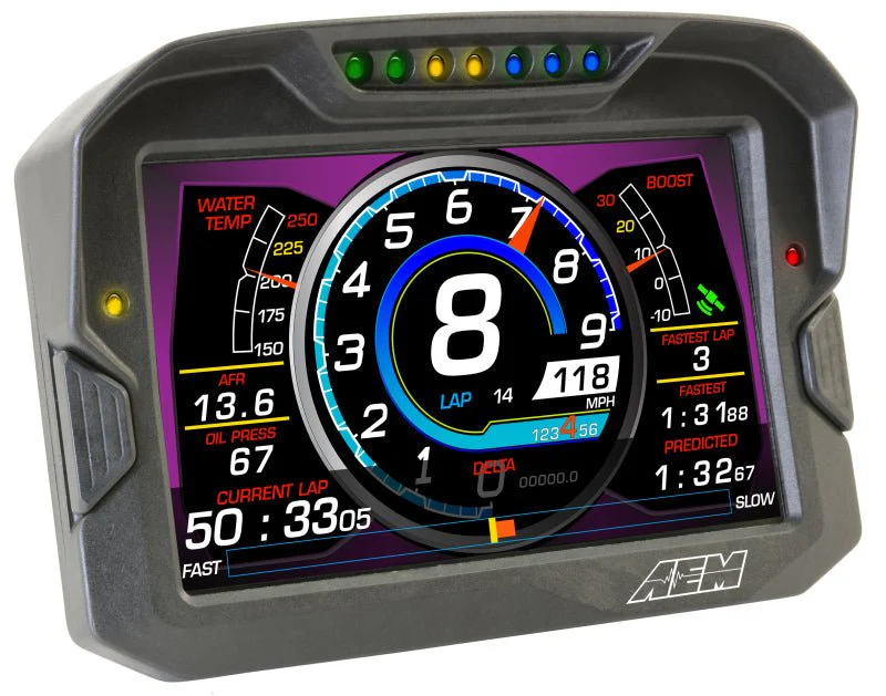 AEM CD-7 Non Logging Race Dash Carbon Fiber Digital Display (CAN Input Only) - Image 17