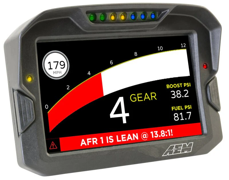 AEM CD-7 Non Logging Race Dash Carbon Fiber Digital Display (CAN Input Only) - Image 5