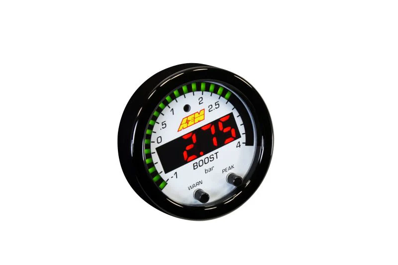 AEM X-Series Boost Pressure -30inHg 60psi Gauge Kit - Image 7