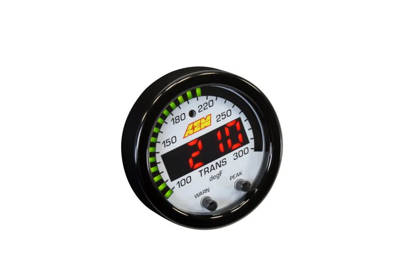 AEM X-Series Temperature 100-300F Gauge Kit (ONLY Black Bezel and Water Temp. Faceplate) - Image 18
