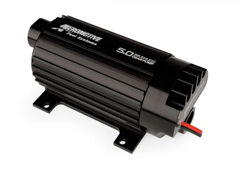 Aeromotive 5.0 Brushless Spur Gear External Fuel Pump - In-Line - 5gpm - Image 2