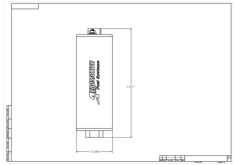 Aeromotive 700 HP EFI Fuel Pump - Black - Image 12