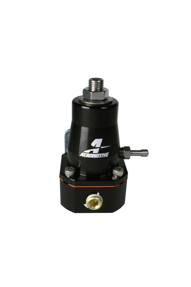 Aeromotive Adjustable Regulator Billet EFI Bypass - (2) -6 Inlets/(1) -6 Return - Black - Image 2