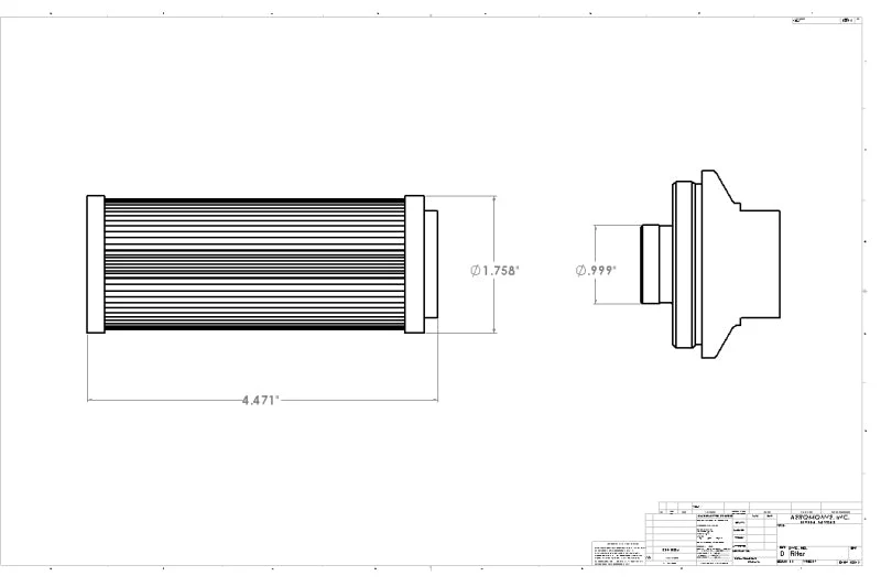 Aeromotive In-Line AN-12 Filter w/Shutoff Valve 100 Micron SS Element - Black Anodize Finish - Image 12