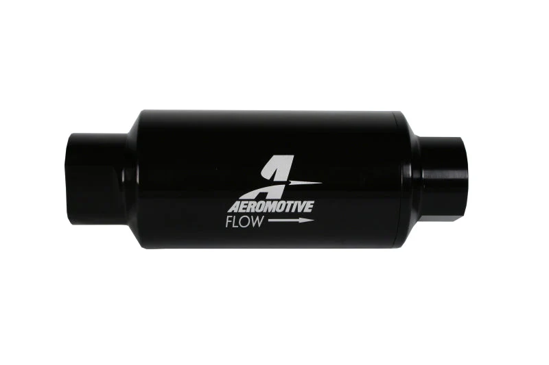 Aeromotive In-Line Filter 10AN 10 Micron Microglass Element Bright-Dip Black 2in OD - Image 3