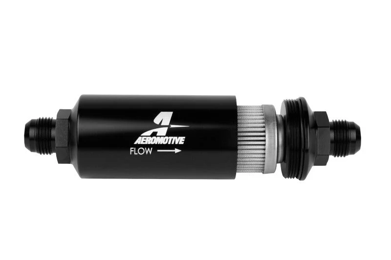 Aeromotive In-Line Filter - (AN-10) 100 Micron Stainless Steel Element Black Anodize Finish - Image 3