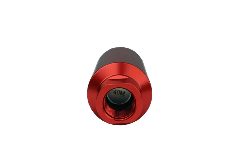 Aeromotive In-Line Filter - AN-10 size - 40 Micron SS Element - Red Anodize Finish - Image 7