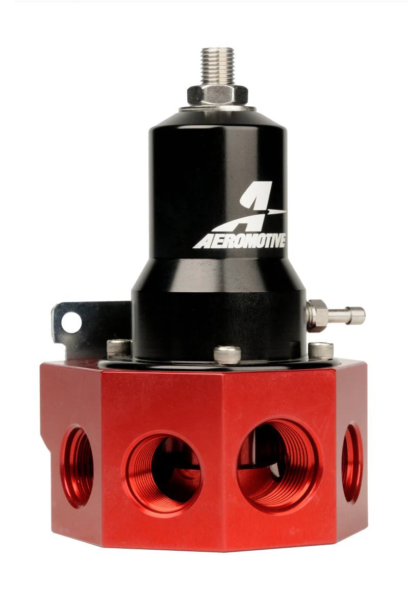 Aeromotive Regulator - 30-120 PSI - .500 Valve - 4x AN-08 and AN-10 inlets / AN-10 Bypass - Image 7
