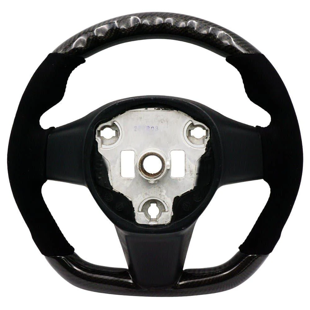 BLOX Racing Carbon/Alcantara Steering Wheel - Tesla Model 3 / Model Y - Image 2