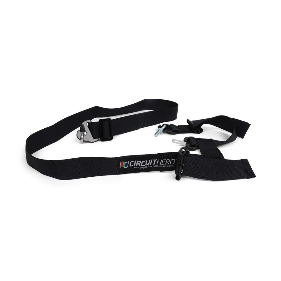 Circuit Hero 4 Point Harness 2" Belts (Black) - Image 10