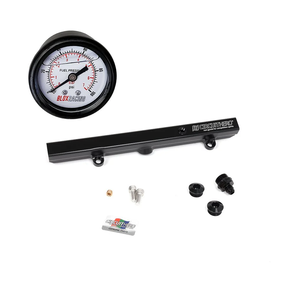 Circuit Hero Aluminum Fuel Rail & Gauge Combo K-Series Honda - Image 3