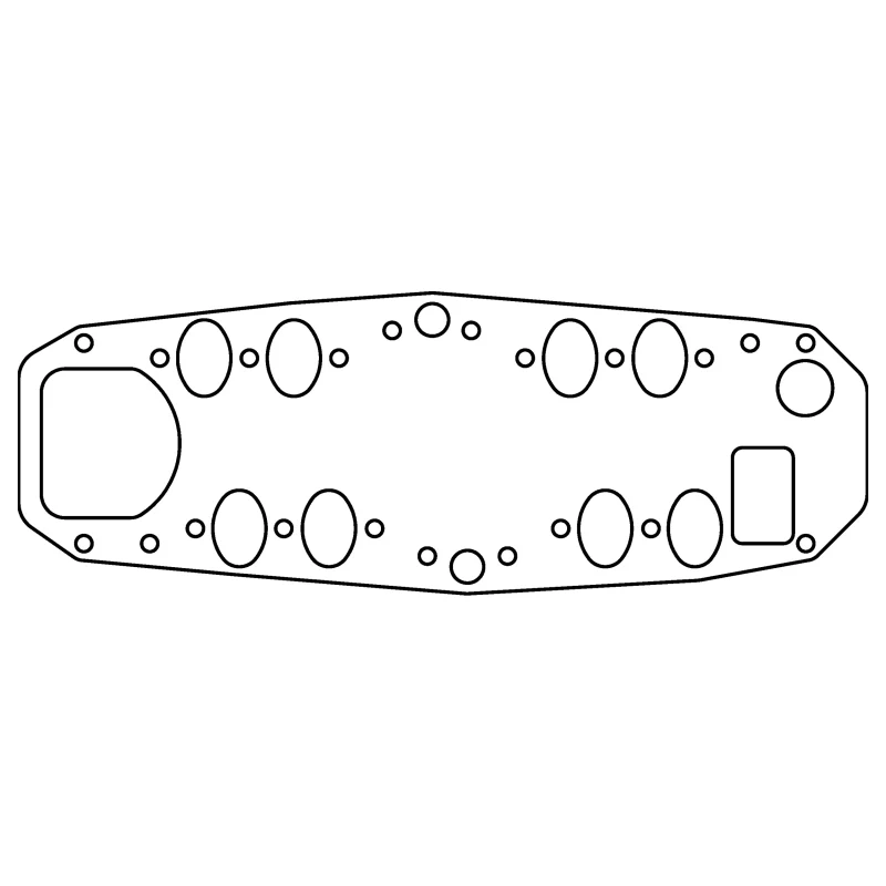Cometic Ford 8BA/8CM Flathead V8 .060in KF Intake Manifold Gasket - 1948-1953 - Image 2