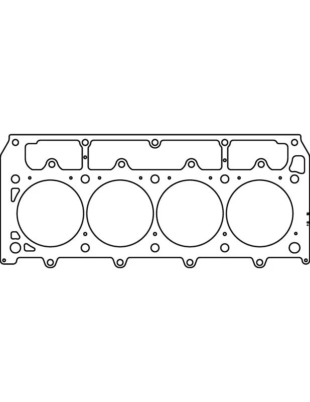 Cometic GM LSX Gen-4 Small Block V8 .060in MLX Cylinder Head Gasket - 4.200in Bore - RHS - Image 2