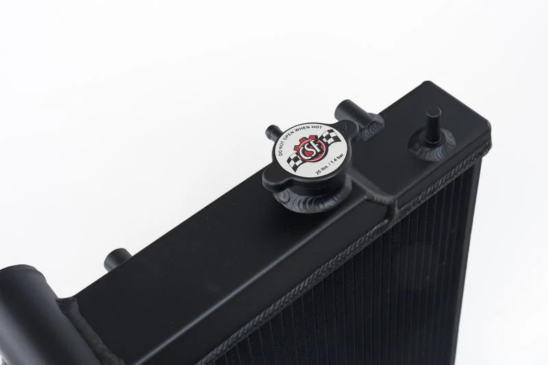 CSF 08-21 Subaru WRX/STI 2-Row 42mm Race-Spec All Aluminum Radiator - Black - Image 3