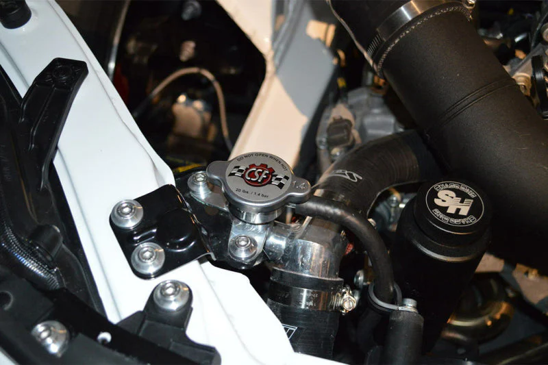 CSF 13+ BRZ / 13-20 Toyota 86 / 22+ GR86 Aluminum Filler Neck w/ High Pressure Radiator Cap - Image 3