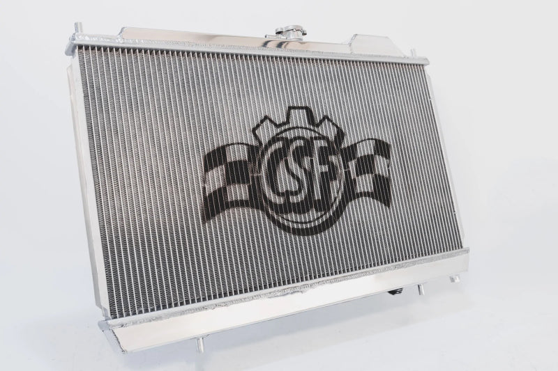 CSF 96-07 Mitsubishi Evo 4/5/6/7/8/9 Full-Slim Radiator w/12in Fan & Shroud/-16AN & Slip On Fitting - Image 10