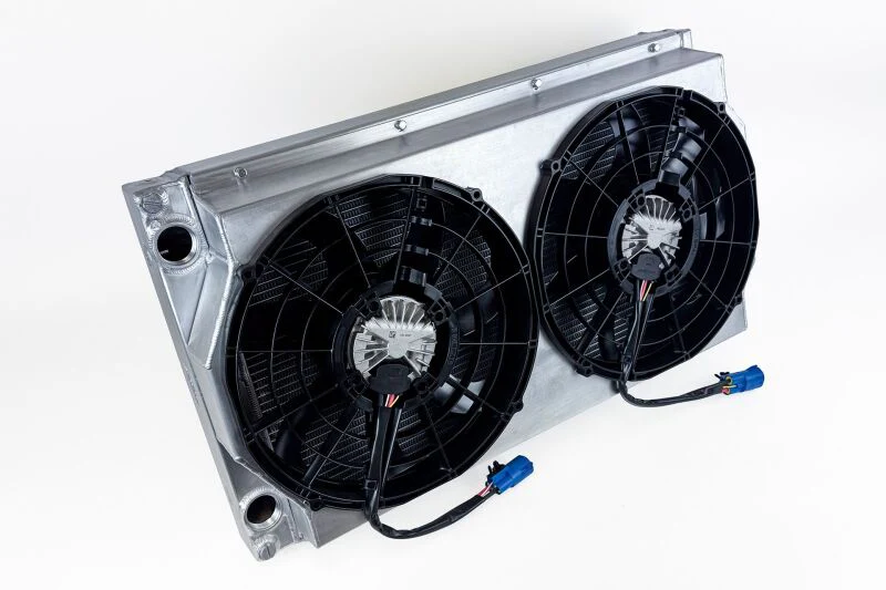 CSF Motorsport Radiator with Shroud - 14in SPAL Brushless Fans - Harnesses - Image 4
