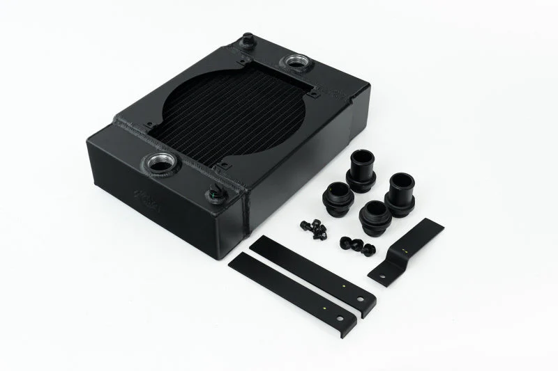 CSF Universal Drag Race / Tuck Radiator w/9in Spal Fan - 10.5in H x 10in L x 3.6in W - Black - Image 12