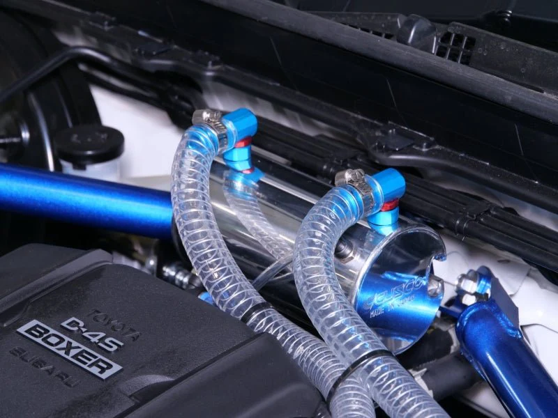 Cusco Oil Catch Tank Set Horizontal Mount 0.6L Round Type 17-22 GR86 / 13-22 BRZ / 13-16 FR-S - Image 2