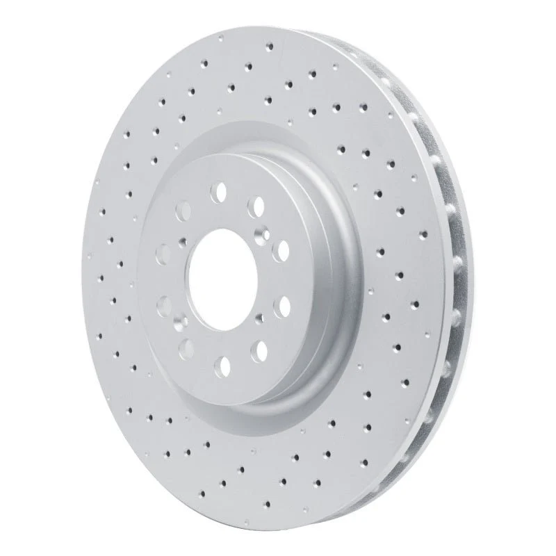 DFC 23-26 Honda Civic Hatchback Front Drilled Hi-Carbon Alloy Geomet Coated Rotor - Image 4