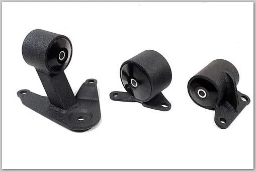 Innovative 92-96 Prelude F-Series/H-Series Black Steel Mounts 75A Bushings - Image 2