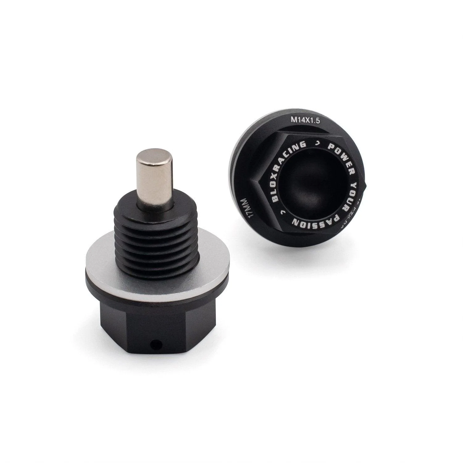 BLOX Racing Magnetic Engine Oil & Transmission Drain Plugs - M14x1.50mm - Image 2