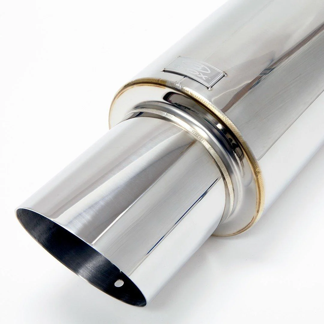 BLOX Racing Universal N1 Muffler - Angled Tip - Image 2