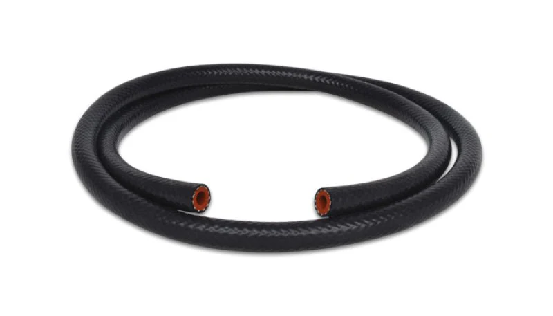 Vibrant 1/4in (6mm) I.D. x 5 ft. Silicon Heater Hose reinforced - Black - Image 2