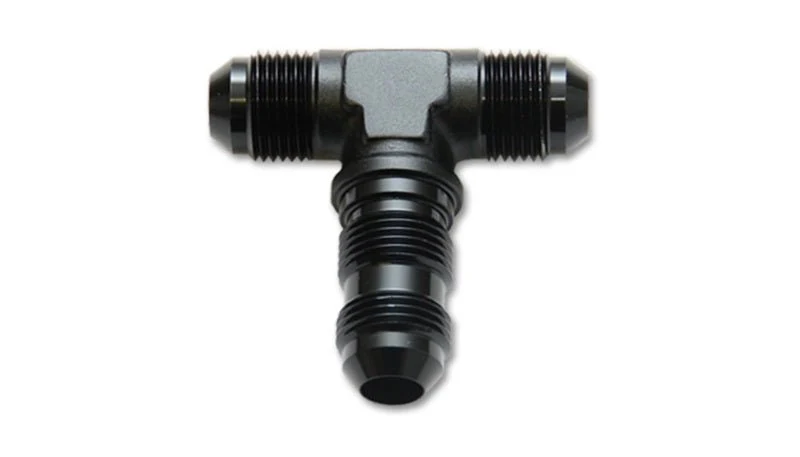 Vibrant -10AN Bulkhead Adapter Tee Fitting - Anodized Black Only - Image 4