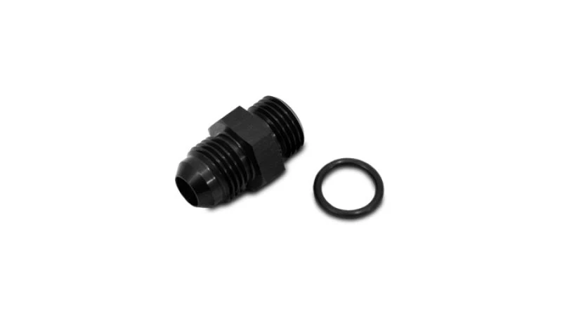 Vibrant -10AN Flare to AN Straight Thread (1-5/16-12) w/ O-Ring Adapter Fitting - Image 2