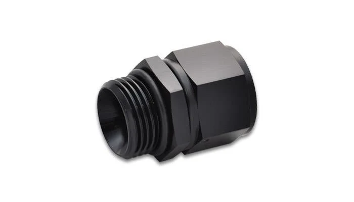 Vibrant -12AN Female to -10AN Male Straight Cut Adapter with O-Ring - Image 4