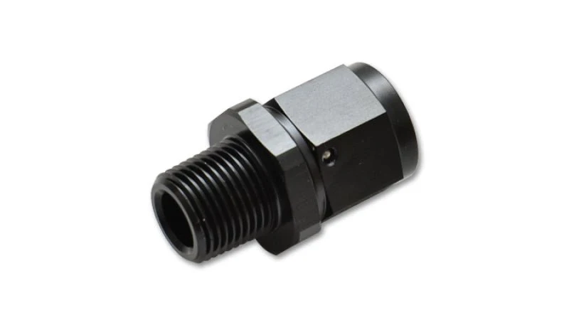 Vibrant -12AN to 1/2in NPT Female Swivel Straight Adapter Fitting - Image 2