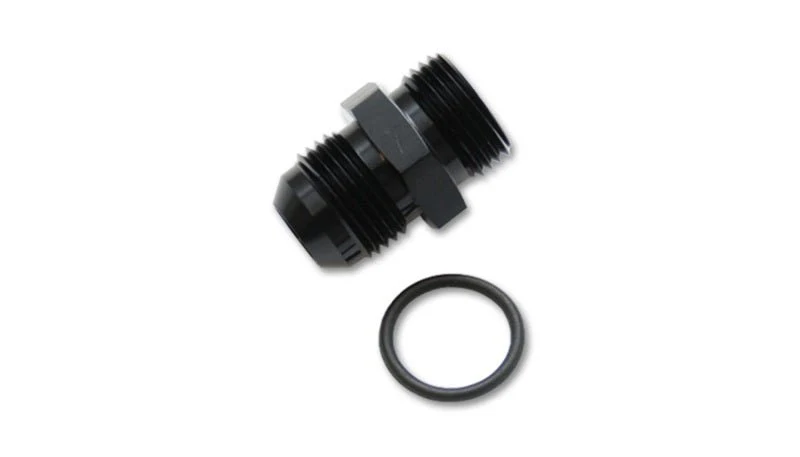 Vibrant -16AN Flare to AN Straight Cut Thread (1-1/6-12) w/ O-Ring Adapter Fitting - Image 3