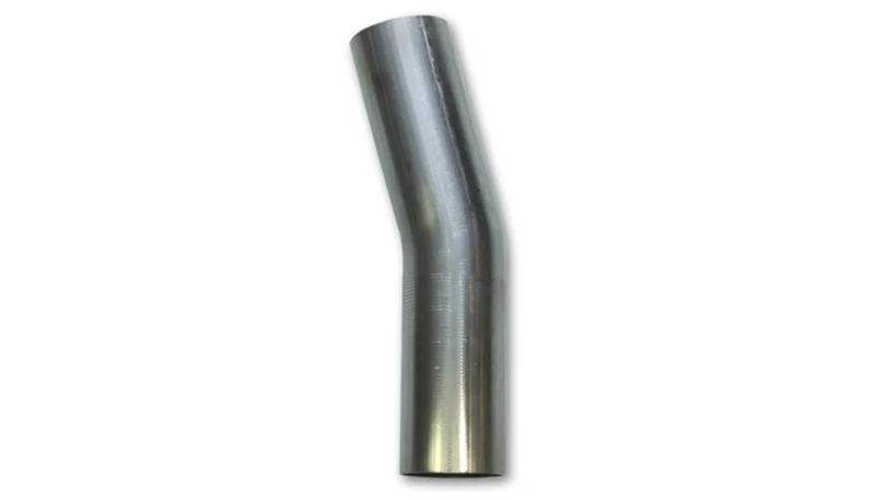 Vibrant 2.25in O.D. T304 SS 15 deg Mandrel Bend 5in x 5in leg lengths (3.375in Centerline Radius) - Image 2