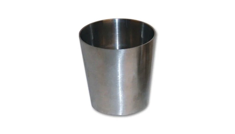 Vibrant 2.5in x 3in T304 Stainless Steel Straight (Concentric) Reducer - Image 2