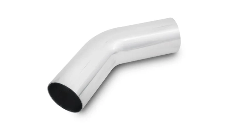 Vibrant 3.5in O.D. Universal Aluminum Tubing (45 degree bend) - Polished - Image 2