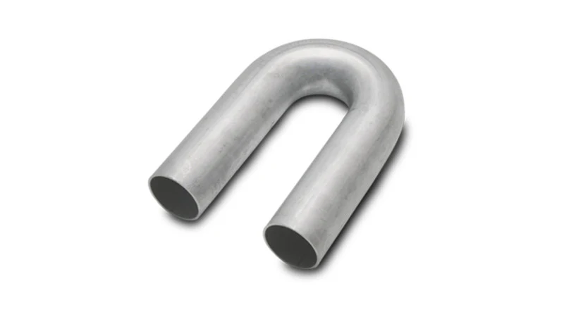 Vibrant 321 Stainless Steel 180 Degree Mandrel Bend 2.25in OD x 3.375in CLR 18 Gauge Wall Thickness - Image 3